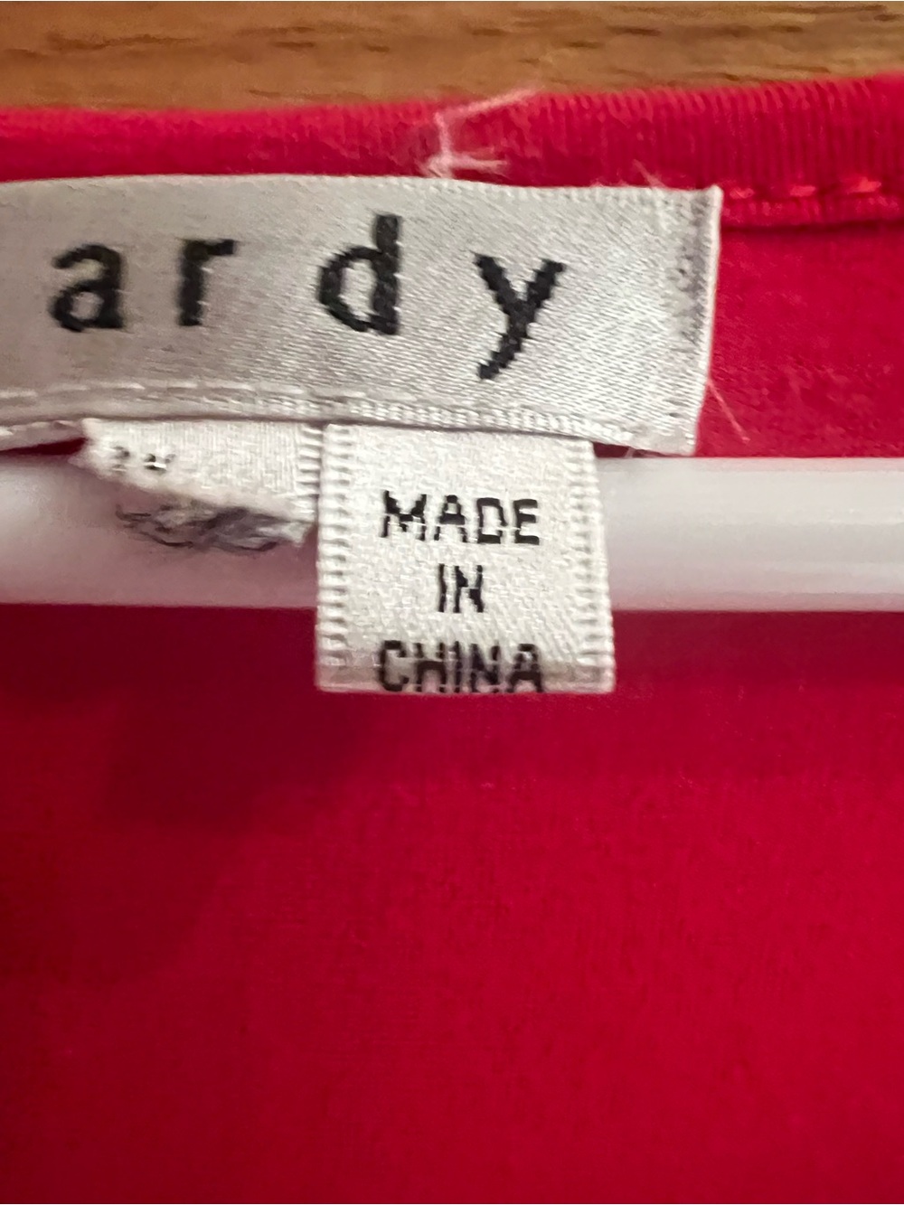 Red Embellished Musical Note Top - Picture 3 of 3